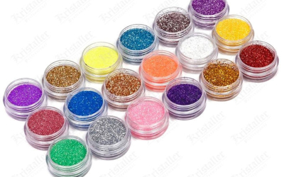 Пісок з блискітками та глітер