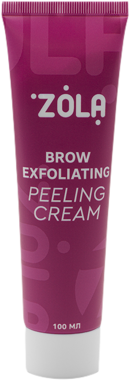 ZOLA КРЕМ-СКАТКА ДЛЯ БРОВЕЙ BROW EXFOLIATING PEELING CREAM 100 ML