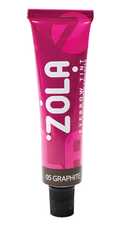 ZOLA КРАСКА ДЛЯ БРОВЕЙ С КОЛЛАГЕНОМ EYEBROW TINT WITH COLLAGEN 05 GRAPHITE 15ML.