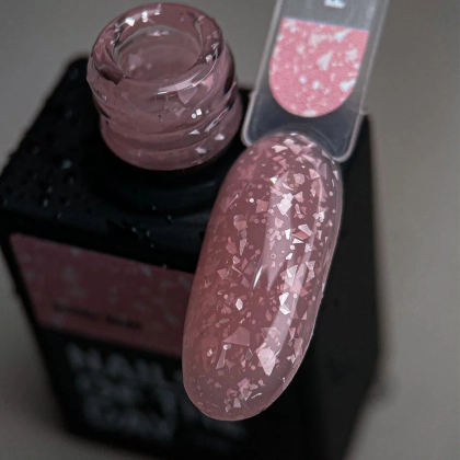 NAILSOFTHEDAY Potal base 13 – ніжно-рожева база з білою стильною поталлю, 10 мл