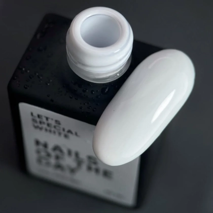 NAILSOFTHEDAY Let’s special White — особливий білий гель лак, що перекривається в один шар, 10 мл