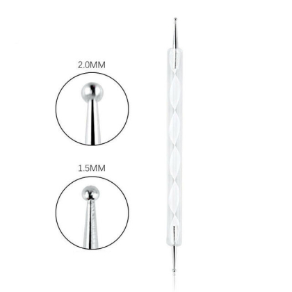 Дотц, белый принт размер: 1.5 мм, 2.0 мм