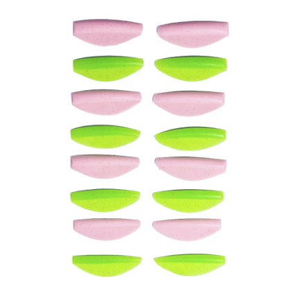 ZOLA ВАЛИКИ ДЛЯ ЛАМИНИРОВАНИЯ ROUND CURL PINK & GREEN (S, S1, M, M1, L, L1, XL, XL1)