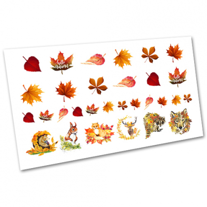 Наклейка для ногтей водная S 2033