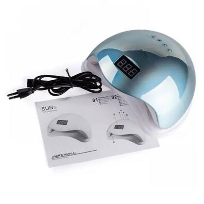 Лампа SUN 5 пллюс - LED+UV 48W блакитна дзеркальна