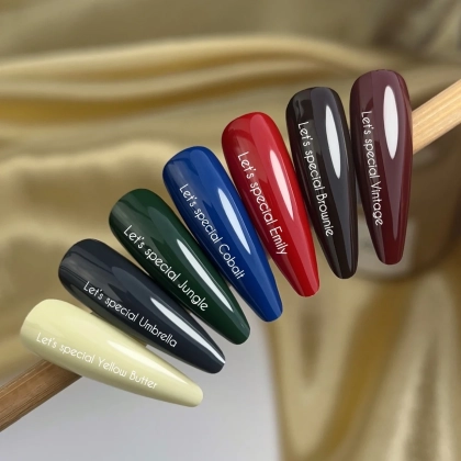 NAILSOFTHEDAY Let’s Special Umbrella — темно-графітовий гель-лак для нігтів, що перекриває в один шар, 10 мл