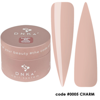 Гель DNKA Builder Gel №05 Charm нюд, 30 мл