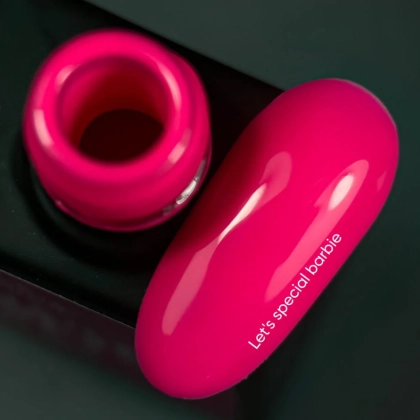 NAILSOFTHEDAY Let’s special Barbie – особливий неоново-рожевий гель лак, що перекривається в один шар, 10 мл