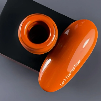 NAILSOFTHEDAY Let’s special Tiger — морквяний гель–лак для нігтів, що перекриває в один шар, 10 мл