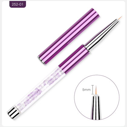 Кисть тоненькая, с инкрустацией 5 мм № 31