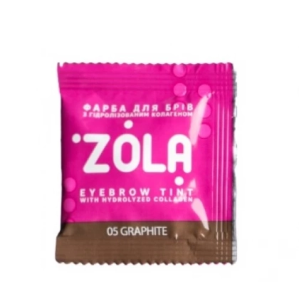 Краска для бровей с окислителем 2*5 мл Zola, № 5 GRAPHITE