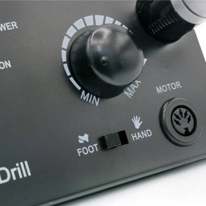 Фрезер для манікюру та педикюру Nail Master ZS-602 65 Вт 45000 об/мин Чорний