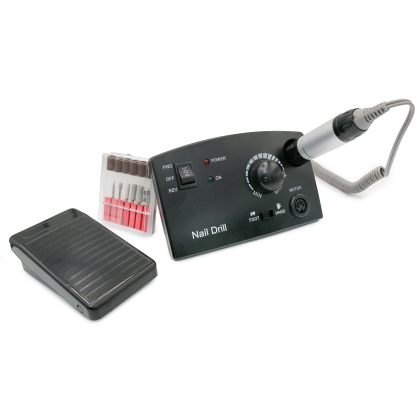 Фрезер для манікюру та педикюру Nail Master ZS-602 65 Вт 45000 об/мин Чорний