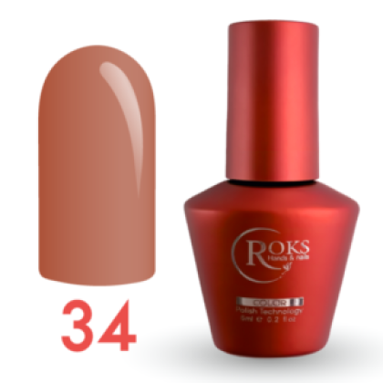 Roks Gel Polish Color (6ml). №34