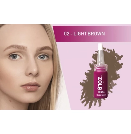 ZOLA Хна для бровей, Light Brown № 2, 5 гр