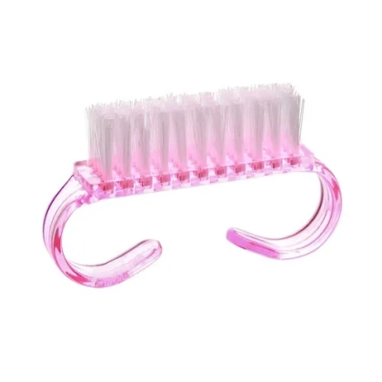 Щітка для видалення пилу, для нігтів маленька рожева
