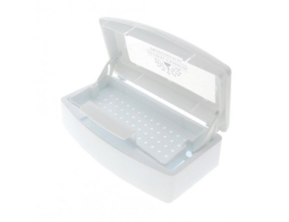Контейнер для манікюрних інструментів, 0.5 літрів білий