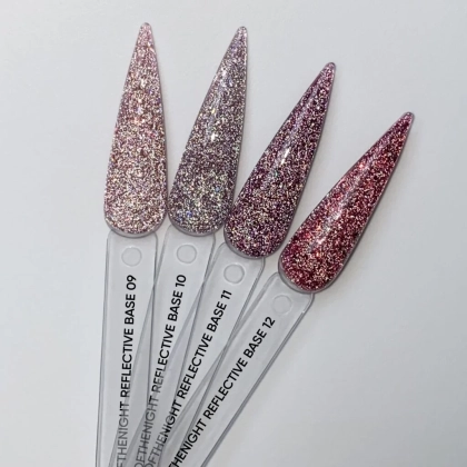 NAILSOFTHENIGHT Reflective base 09 — камуфлююча світловідбиваюча база з шимером, 10 мл