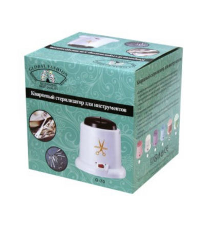 Стерилизатор шариковый кварцевый для маникюрного и парикмахерского инструмента Global Fashion G - 70 STERILIZER розовый