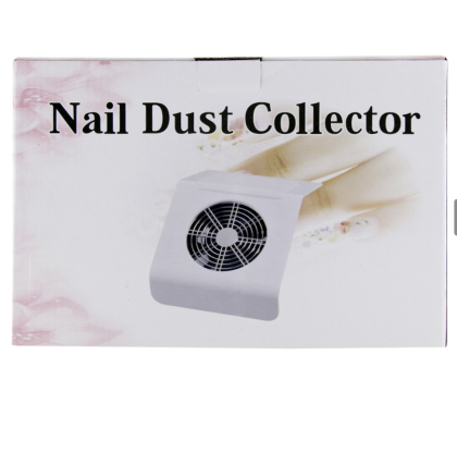 Настільна витяжка для манікюру та педикюру NAIL DUST COLLECTOR DC-858-2 (30W) біла