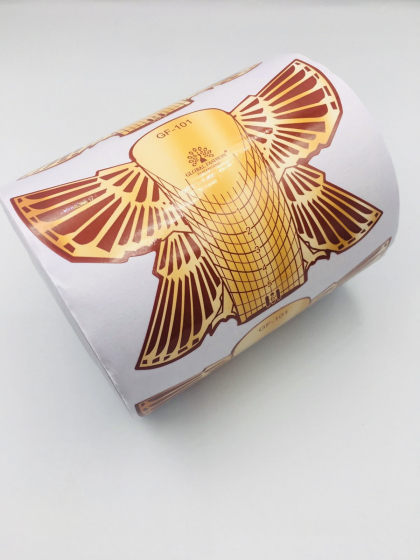 Форма для наращивания ногтей № 14 Global Fashion упаковка 300 форм