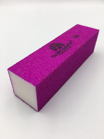 Баф для ногтей кирпич 80 грит, цвет фиолетовый