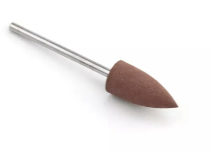 Насадка силіконова,  320 гріт, коричнева, конус