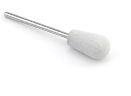 Насадка силиконовая, 150  грит, серая, груша