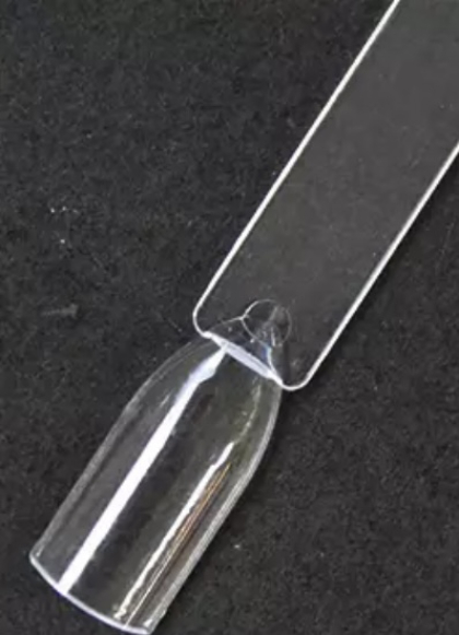 Типсы для образцов на кольце, квадрат форма, 50 штук, прозрачные