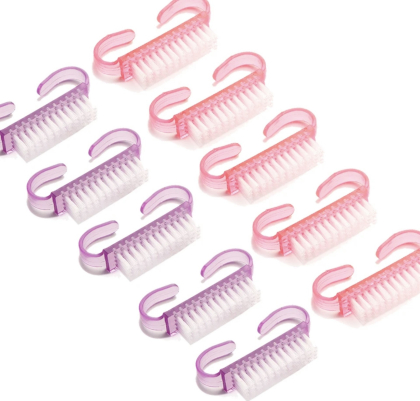 Щітка для видалення пилу, для нігтів маленька рожева