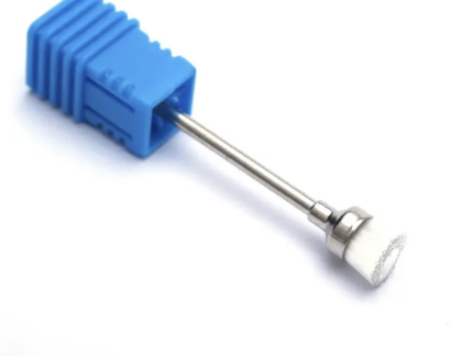 Насадка щітка для очистки фрез, біла, спер жорстка