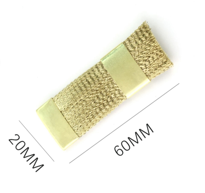 Щітка для очистки фрез, металева, золота, м’яка