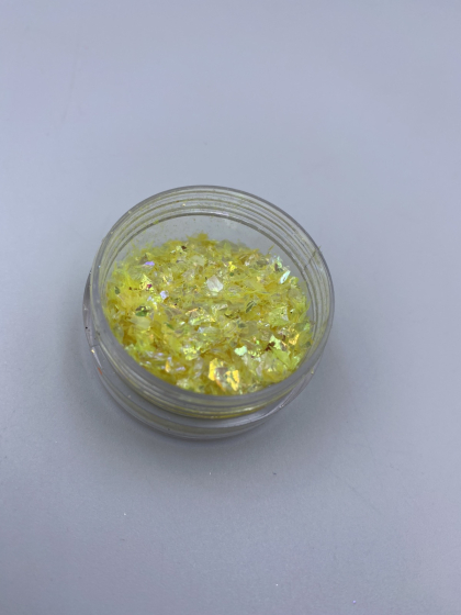 Хлопья для дизайна, маленькие цвет: прозрачно - светло желтый