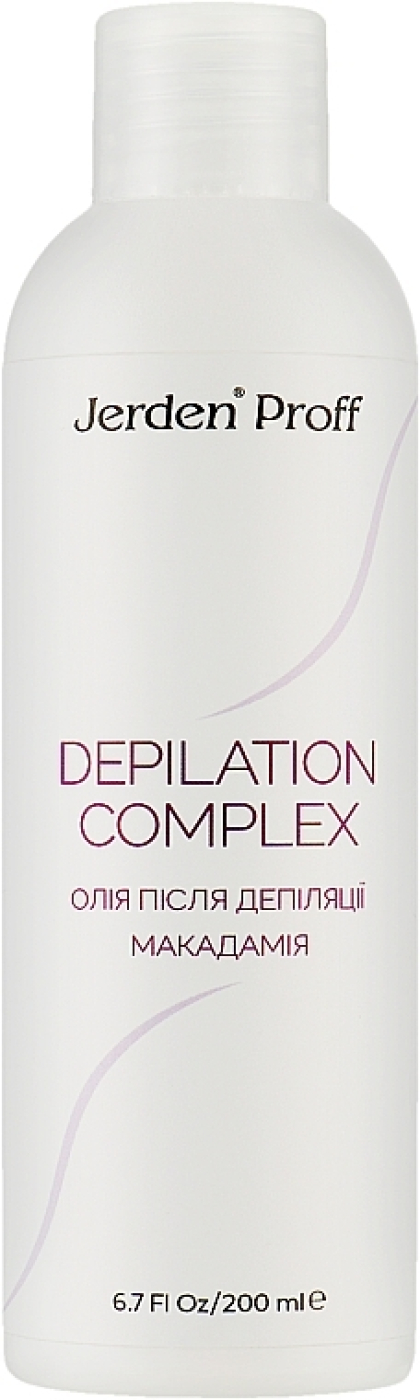 Масло после депиляции Макадамия Depilation Complex Jerden PROFF 200мл