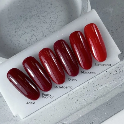 NAILSOFTHEDAY Let’s special Madonna — червоний з блискітками гель лак для нігтів, що перекриває в один шар, 10 мл