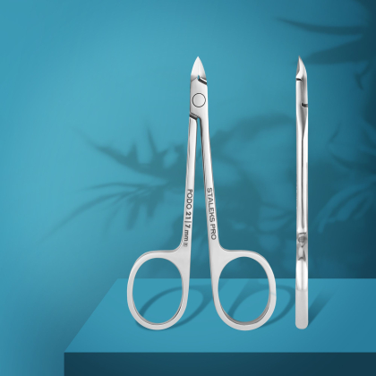 Кусачки подологические "Очки" для кожи и удаления мозолей PODO 21 7 мм