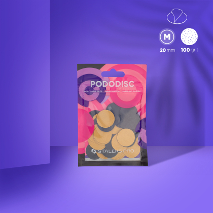 Змінні файли для педикюрного диска Staleks Pro Expert M 100 грит (50 шт)
