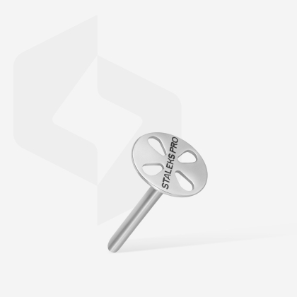 Диск педикюрный Pododisc Staleks Pro Expert S в комплекте с сменным файлом 180 грит 5 шт (15 мм), набор