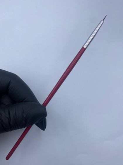 Кисть тоненькая, № 21, бордо