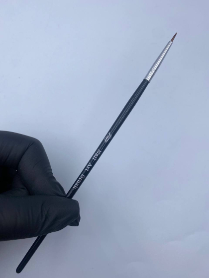 Кисть тоненькая, № 22, синяя