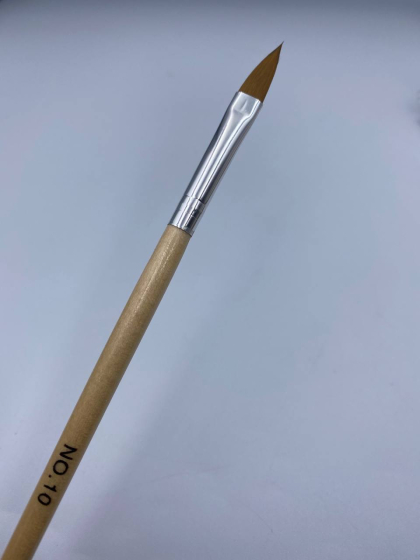 Кисточка капля острая, из искусственного ворса 7 мм № 15