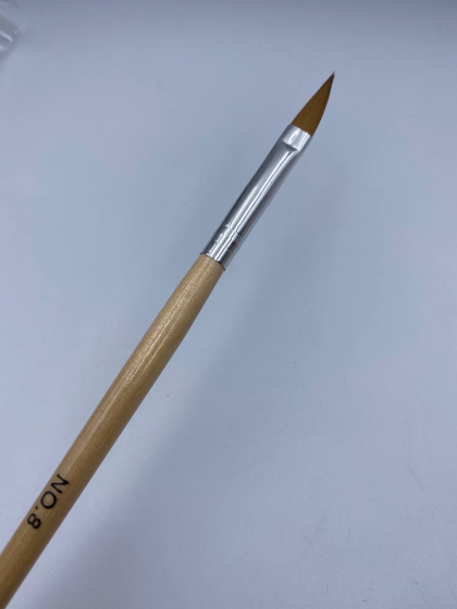 Кисточка капля острая, из искусственного ворса 6 мм № 16