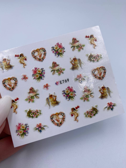 Слайдери самоклеючі для дизайну 1 шт., ангели 2