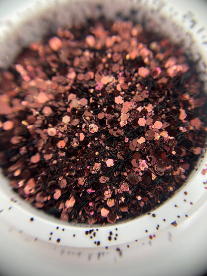 Блискітки ( глітер ) для дизанйу, коричнева бронза