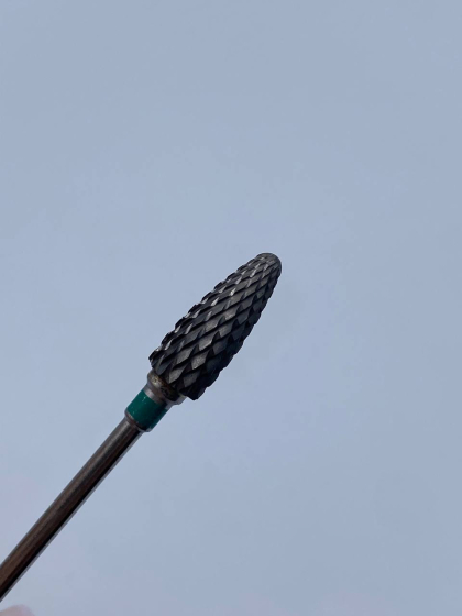 Насадка твердосплавна T 3, зелена насічка діаметр 6 мм