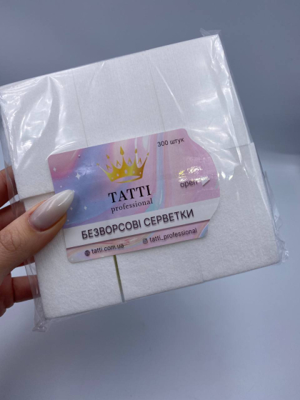 Салфетки безворсовые TATTI professional белые 300 шт