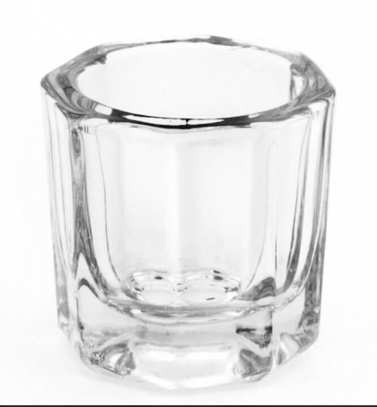 Стеклянный стакан для разведения краски и хны