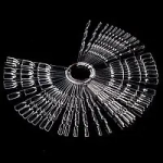 Тіпси для зразків потрійні, на кільці, квадрат, 50 штук прозорі