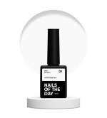 Nailsoftheday Cover base NEW Formula milk 01 — напівпрозоре холодно–молочне камуфлююче базове покриття для нігтів, 10 мл