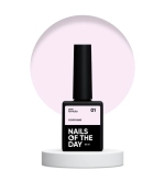 Nailsoftheday Cover base NEW Formula 01 — ніжно-рожеве камуфлююче базове покриття для нігтів, 10 мл